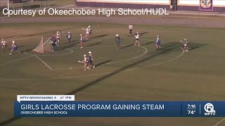 Girls lacrosse gains steam in Okeechobee County [upl. by Laetitia]