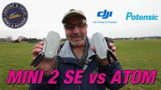 Potensic Atom vs DJI Mini 2 SE  Drone Shootout Comparison [upl. by Jahdiel]