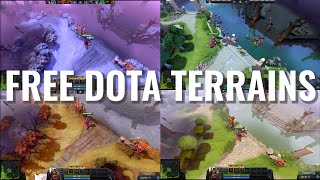 Get Any Dota Terrain For Free Works For 734  Always Updated 2023 [upl. by Nilrac]