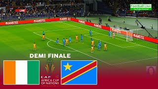 Côte dIvoire vs RD Congo  Coupe dAfrique des Nations 2023  Match Complet  PES Gameplay [upl. by Atteuqcaj567]