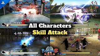 Sengoku Basara 2 Heroes  All Characters Skill  Semua Skill dari Setiap Karakter di Basara 2  PS2 [upl. by Aem]