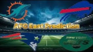 AFC East Predictions 2024 [upl. by Niai]