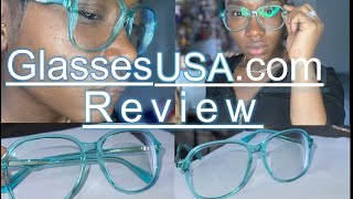 GlassesUSAcom prescription Glasses Honest Review oneyeglassesfashion glassesglassesfashionfyp [upl. by Ereynihc]