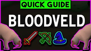 OSRS Bloodveld Slayer Guide  Melee  Ranged  Magic  Quick Guide 2018 [upl. by Eisnyl]