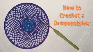 How To Crochet Mandala Tutorial  How to Crochet Dreamcatcher [upl. by Llehcnom]