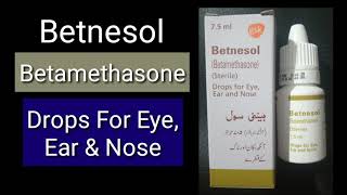 Betnesol  Betamethasone Drops For Eye Ear amp Nose [upl. by Ys332]