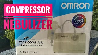 OMRON Comp Air NEC801 Compressor Nebulizer Healthcare 4K UltraHD [upl. by Odelet]