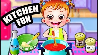 Baby Hazel in Kitchen  Fun Game Videos By Baby Hazel Games [upl. by Latreece]