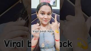 Bindi hack youtubeshorts makuphacks viral hack treandinghacks shortvideo [upl. by Oiracam499]