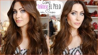 Como TeñirsePintarse el Pelo en casa Color tips How I dye my hair at home [upl. by Nerval39]