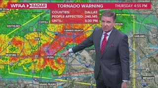 LIVE DFW RADAR Tracking Tornado watch tracking storms in North Texas [upl. by Chariot]