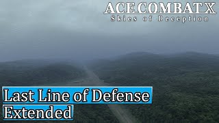 Last Line of Defense False Target Extended  Ace Combat X [upl. by Ogilvie986]