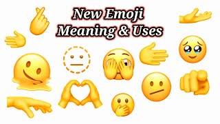 New Emoji 2024 Emoji Meaning And UsesEmoji Ka Matlab [upl. by Ibbie]