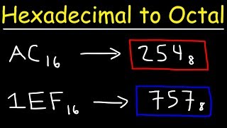 Hexadecimal to Octal Conversion [upl. by Stefania]