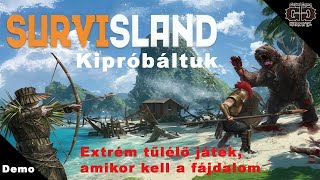 Survisland DEMO  Kipróbáltuk Extrém survival game Hun  Magyar [upl. by Atirahs623]