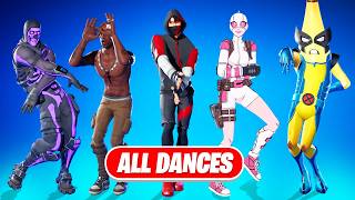 ALL 1000 FORTNITE DANCES amp EMOTES  2017  2024 [upl. by Ecinom963]