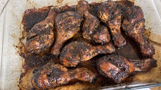 THE BEST OVEN JERK CHICKEN  TERRIANNS KITCHEN [upl. by Llenrub]