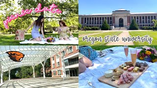 Oregon State University TourPicnic Date Vlog  Carolyn Morales [upl. by Naiva89]