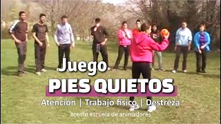 Juego 𝗣𝗜𝗘𝗦 𝗤𝗨𝗜𝗘𝗧𝗢𝗦 Con Pelota  de Correr  Deportivo  Dinámica de Grupo  Campamento [upl. by Kenleigh]