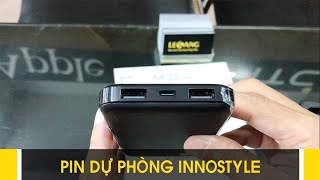 LÊ SANG  Pin sạc dự phòng Innostyle PowerGo 2 cổng sạc  sạc nhanh Smart AI hàng xịn giá rẻ [upl. by Iinde]