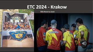 ETC Cracovie  Aout 2024  5eme Game contre lEspagne [upl. by Ernesta]