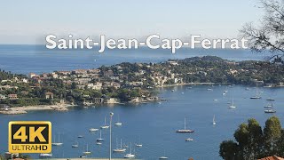 SaintJeanCapFerrat France 🇫🇷  4K Drone Footage [upl. by Arundell]