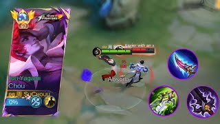 Chou Gameplay E4 I Outplay I Damge Build  freestyle  Global Chou [upl. by Eyaj273]