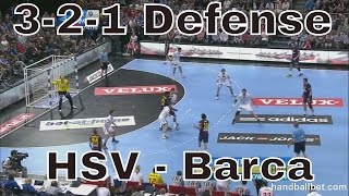 Handball 321 defense HsvBarcelona final VCL 2013 [upl. by Atteuqram]