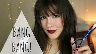 How to Cut Your Own Fringe Bangs Like a PRO  Hairstyle Tutorial [upl. by Ateuqirne]