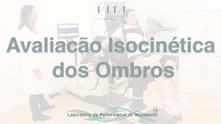 Avaliação Isocinética dos Ombros [upl. by Nollat]