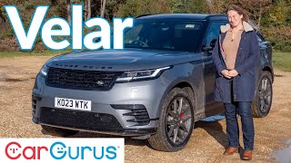 2022 Land Rover Velar SV Autobiography Carbon Black Metallic 550HP  InDepth Video Walk Around [upl. by Gallenz573]