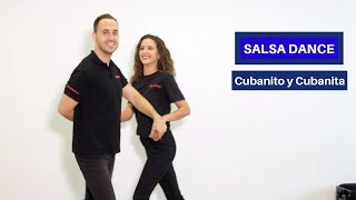 Pasos de Salsa Cubana Cubanito y Cubanita [upl. by Redfield]