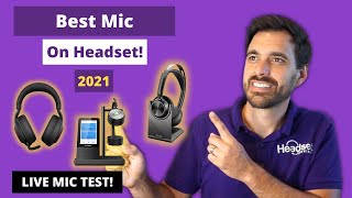 5 Best Headset Brands for Business Calls  LIVE MIC TEST [upl. by Rawdon]