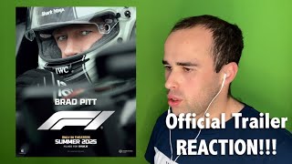 F1 Official Teaser Trailer REACTION [upl. by Omiseno]