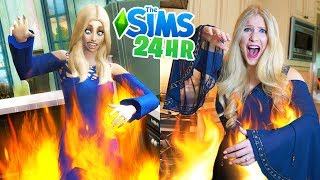 LIVING Like MY SIM For 24 HOURS  Challenge [upl. by Santos582]