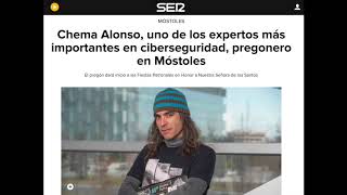 2018 Entrevista en la SER a Chema Alonso [upl. by Annoved363]