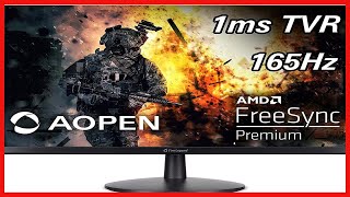 AOPEN 24MV1Y Pbmiipx 238quot Full HD 1920 x 1080 FPS RTS Gaming Monitor  AMD FreeSync Premium [upl. by Ly]