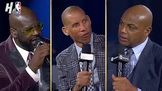 Reggie Miller joins Inside the NBA  2024 NBA AllStar Weekend [upl. by Aicilak]