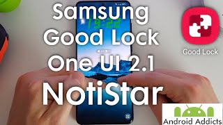 Samsung Good Lock 2020 One UI 21  NotiStar [upl. by Klara]