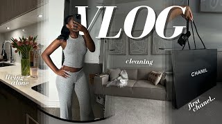 LIVING ALONE WEEKLY VLOG  EVENTS  LOTS OF CLEANING  GETTING MY FIRST CHANEL BAG [upl. by Eidolem]