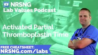 Activated Partial Thromboplastin Time Nursing Considerations Normal Range Nursing Care [upl. by Acimehs]