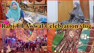 Rabi ul Awwal ki celebration 🎉 ✨ Full Day Vlog Amber Naz official ❤️ [upl. by Iidnarb343]