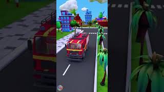 Fire Truck Song  Car Songs Shorts [upl. by Howlyn]