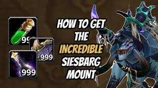 HOW TO GET THE SIESBARG MOUNT amp HOW TO QUICKLY FARM THE MATERIALS WAR WITHIN WORLD OF WARCRAFT [upl. by Ennaitsirhc]