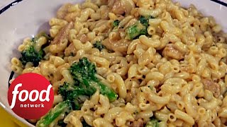 How to Mac amp Cheddar Cheese w Chicken amp Broccoli  30 Minute Meals with Rachael Ray  Food Network [upl. by Ecyob408]