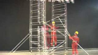 Build a Scaffold Tower in Compliance with EN1004 amp WAHR  INSTANT UPRIGHT ZIP UP [upl. by Tenaj424]