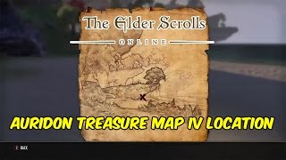 Elder Scrolls Online Auridon Treasure Map IV Location [upl. by Acinonrev]