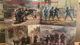 WW1 model kit reviews ICM models 135 scale what’s in the box [upl. by Gagne841]