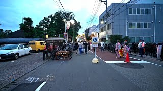 Evening Tokyo Setagaya on the way to Fireflies festival・4K HDR [upl. by Chinua]