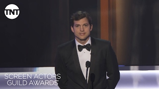 Ashton Kutcher Opening Monologue  23rd Annual SAG Awards  TNT [upl. by Eahsram]